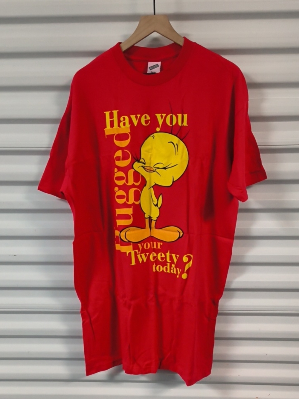 Vtg 1998 Warner Bros. Looney Tunes Tweety Bird Crewneck Short Sleeve T-shirt OS
